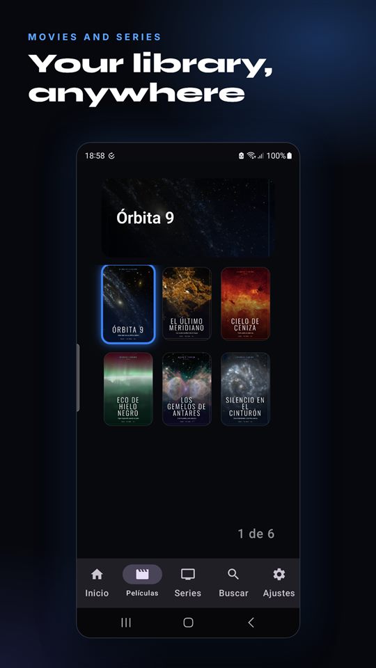 Films and series on a phone