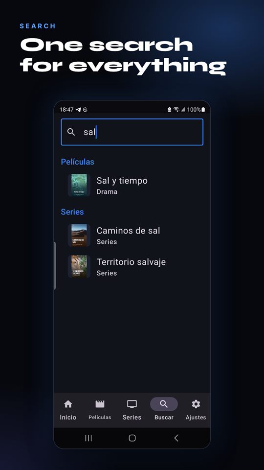 Search on a phone