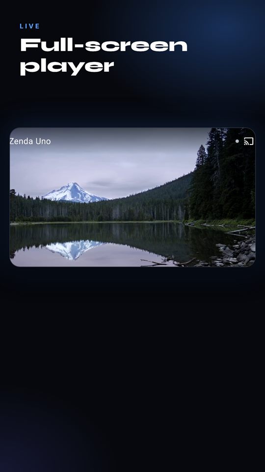 Live playback on a phone