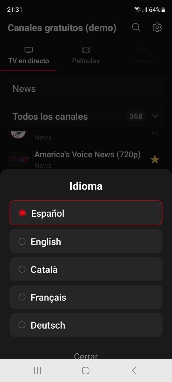 Gestión de cuentas IPTV en Easy IPTV