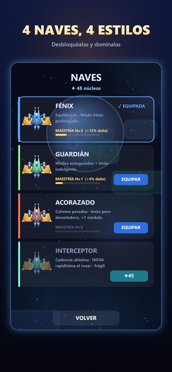 Roster de naves